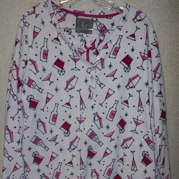 PJ Couture "Cocktail" Matching PJ Top & Bottoms - Picture 3 of 16